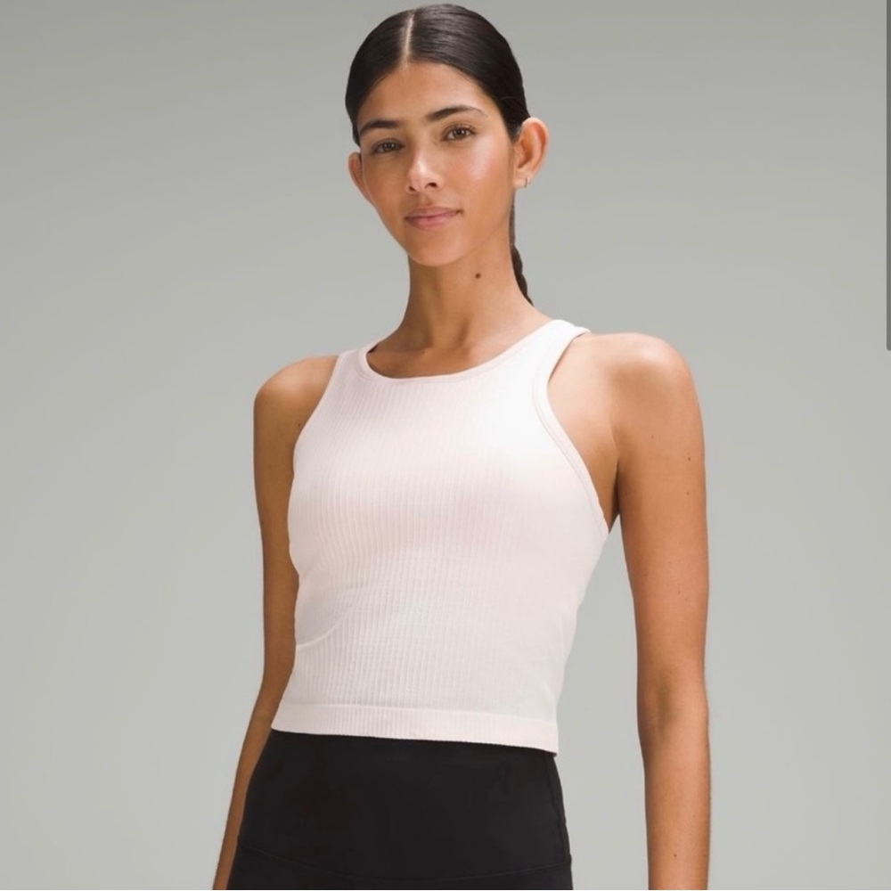 Lululemon Ebb to Street Cropped Racerback Tank Top